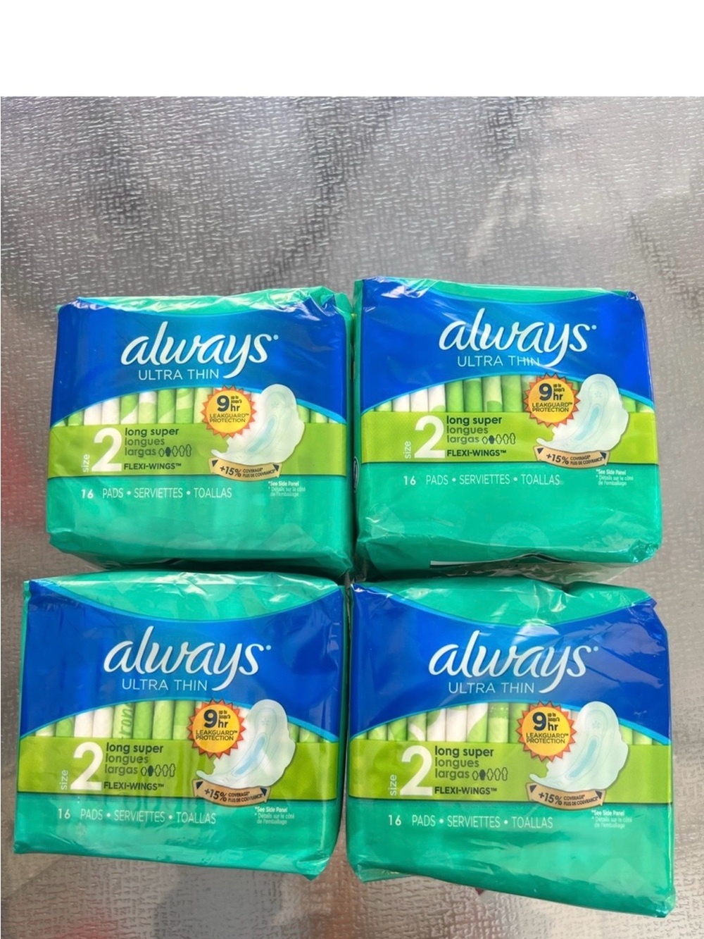 Always Ultra Thin Long Super Pads